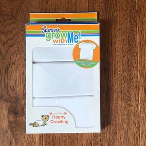 NIB 9-12m white tees Spencer’s